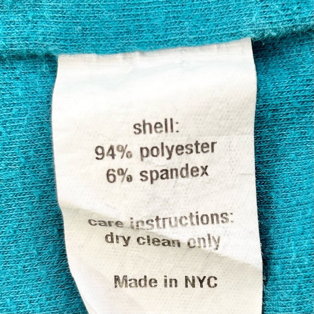 Slate & Willow Asymmetrical Off the Shoulder Dress Womens Size M Teal Jersey - Picture 14 of 16